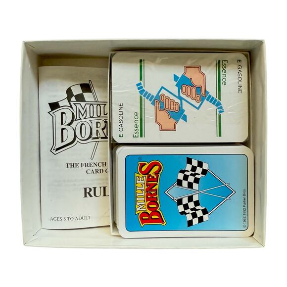 Mille Bornes Vintage 1999 Auto Race Card Game – Parker Brothers / Winning Moves - Picture 4 of 16